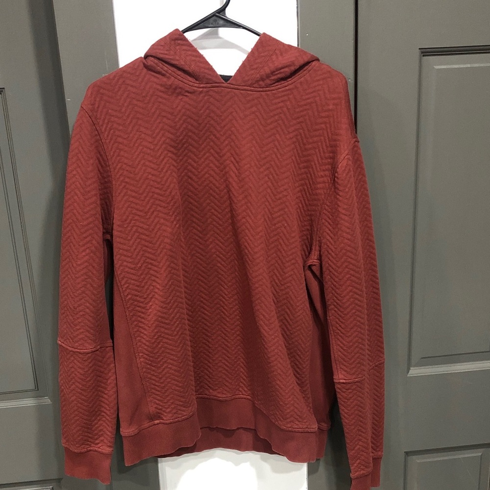 Banana Republic Men's Brick Red Sweater Hoodie
